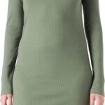 Vero Moda Abito Midi Aderente Coste Donna Nero Casual-0