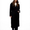 Cappotto VERO MODA VMANNE Nero Chiusura Cintura Donna