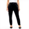 Pantaloni pelle VERO MODA fascia elastica tasche donna