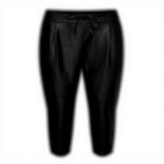 Pantaloni pelle VERO MODA fascia elastica tasche donna