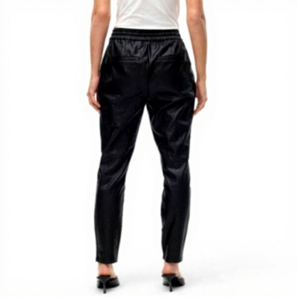 Pantaloni pelle VERO MODA fascia elastica tasche donna