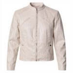 VERO MODA Giacca Eco Pelle Collo Coreano Donna