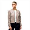 VERO MODA Giacca Eco Pelle Collo Coreano Donna