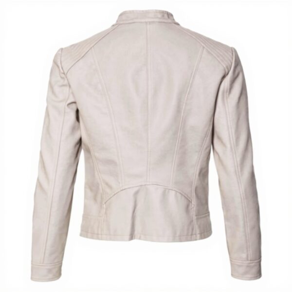 VERO MODA Giacca Eco Pelle Collo Coreano Donna