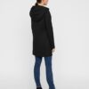 Cappotto VERO MODA Nero poliestere cotone donna-4