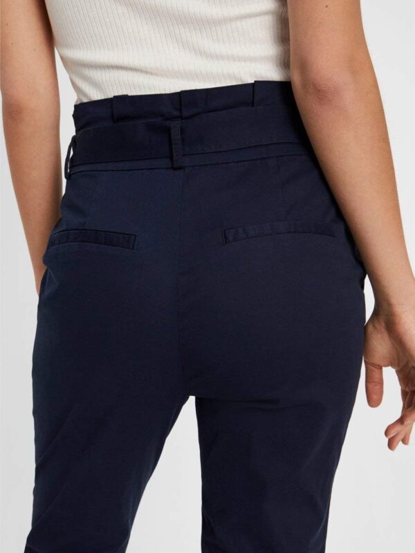 Pantaloni Paperbag VERO MODA High Rise Donna Marrone Grigio-5