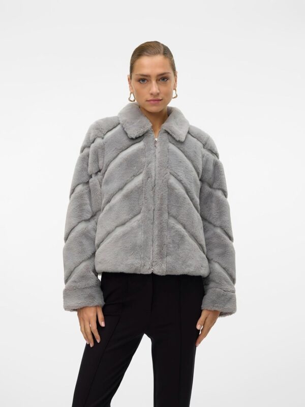 Giacca Pelliccia Sintetica VERO MODA Donna Nero Griffin-1