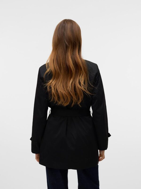 Trenchcoat VERO MODA Donna Nero Farina d'Avena Fossile-2