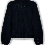 Vero Moda Maglione Donna Collo Alto Lavorato a Maglia Blu