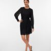 Vero Moda Abito Corto Nero Maniche Lunghe Donna-1
