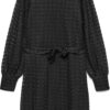 Vero Moda Abito Corto Nero Maniche Lunghe Donna-0