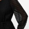 Vero Moda Abito Corto Nero Maniche Lunghe Donna-4