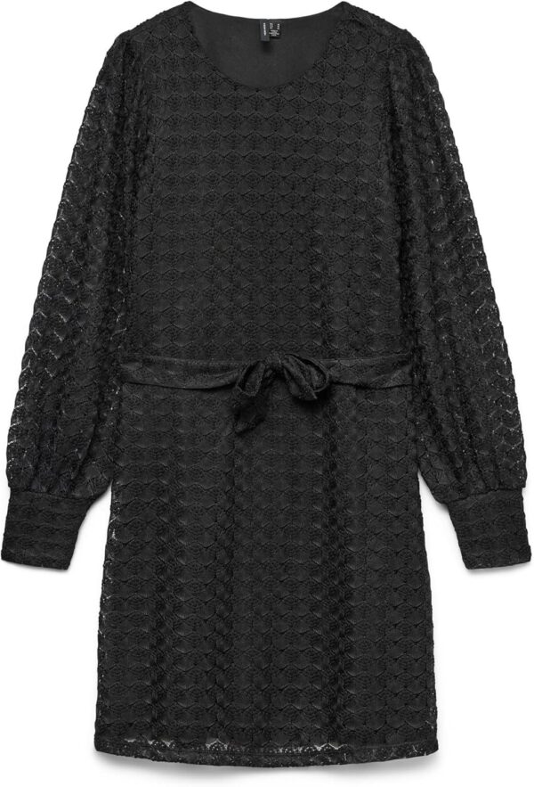Vero Moda Abito Corto Nero Maniche Lunghe Donna-0