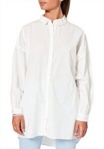 Camicia Oversize Vero Moda Donna Sostenibile Bianco