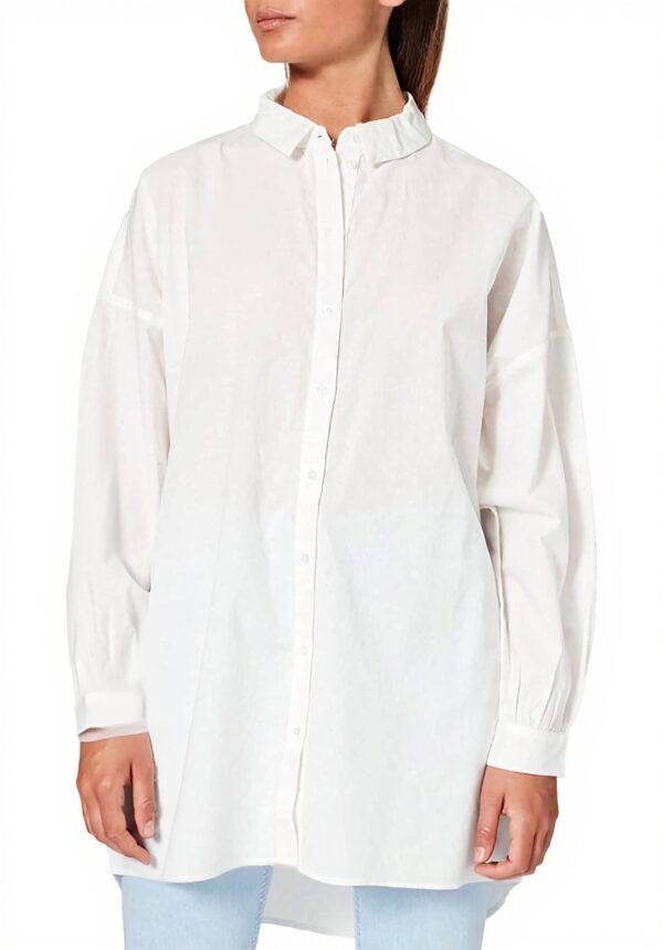 Camicia Oversize Vero Moda Donna Sostenibile Bianco