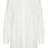 Camicia Oversize Vero Moda Donna Sostenibile Bianco