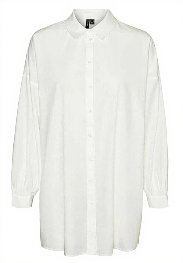 Camicia Oversize Vero Moda Donna Sostenibile Bianco