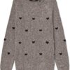 Vero Moda Maglione Donna Girocollo Maniche Lunghe Intarsia-0