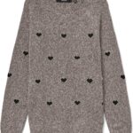 Vero Moda Maglione Donna Girocollo Maniche Lunghe Intarsia-0