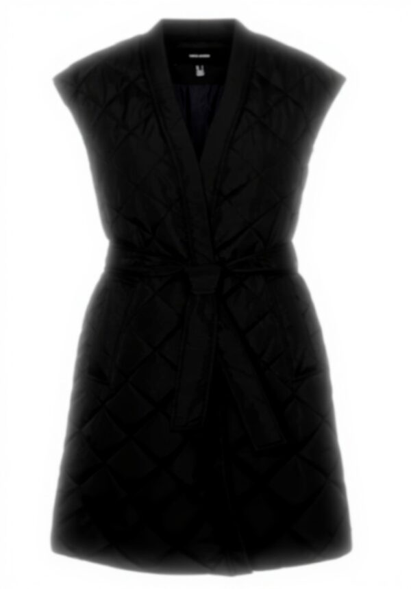 Gilet Donna VERO MODA Vmdull Lungo Trapuntato Nero