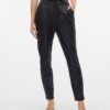 Pantaloni VERO MODA pelle effetto loose fit donna nero-3