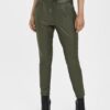Pantaloni VERO MODA pelle effetto loose fit donna nero-9