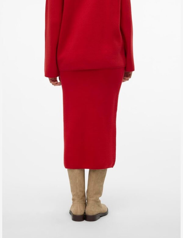 Gonna Vero Moda Pinstripe Pencil Maglia Donna Salsa-2