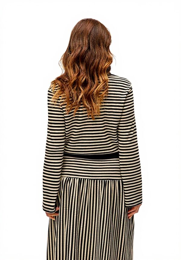 Vero Moda Polo Donna Maniche Lunghe Righe Colletto