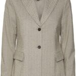 Blazer Donna Vero Moda Herringbone Tailleur Giacche-0