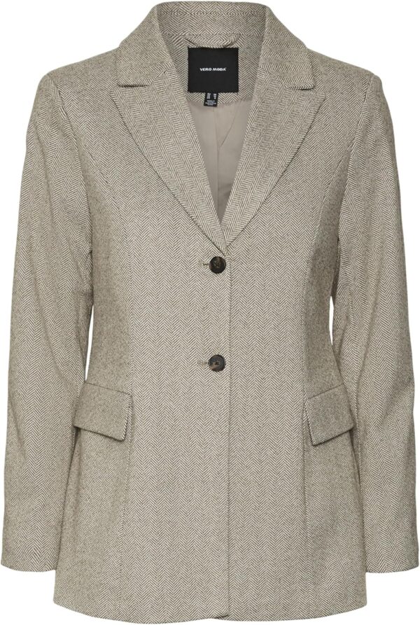 Blazer Donna Vero Moda Herringbone Tailleur Giacche-0