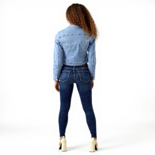 VERO MODA Giacca Donna Denim Slim Design Sostenibile