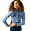 VERO MODA Giacca Donna Denim Slim Design Sostenibile
