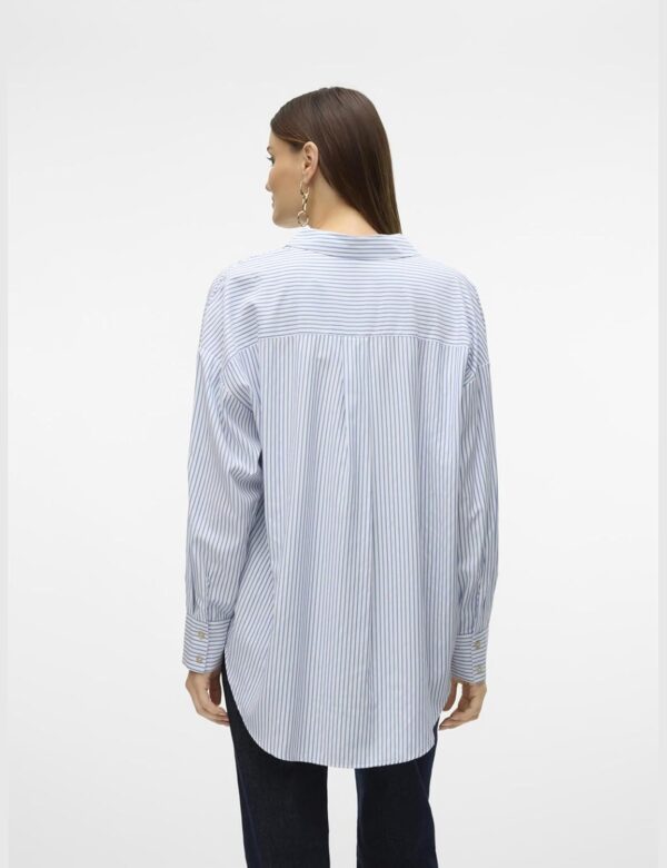 Vero Moda Maglietta Oversize Bianco Donna Bluse Camicia-2