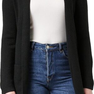 Vero Moda Cardigan Donna Nero Fullneedle LS New Coatigan-0