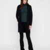 Vero Moda Cardigan Donna Nero Fullneedle LS New Coatigan-4