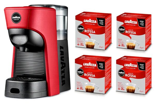 Lavazza Macchina Caffè Tiny Eco Capsule Qualità Rossa