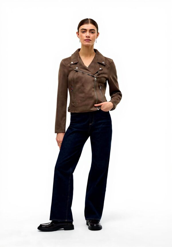 Giacca VERO MODA VMJOSE Donna Collo Biker Zip