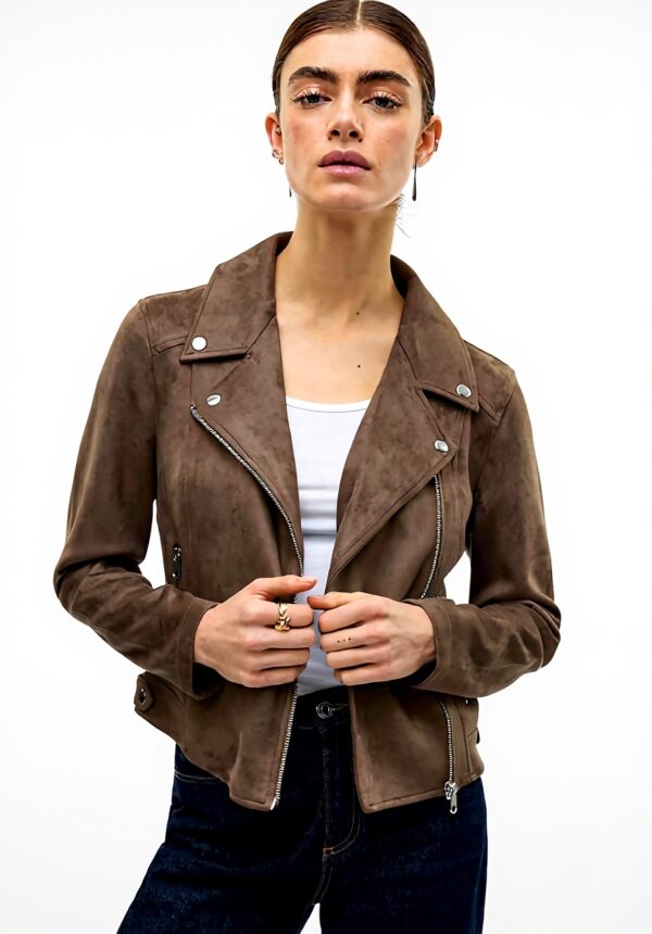 Giacca VERO MODA VMJOSE Donna Collo Biker Zip