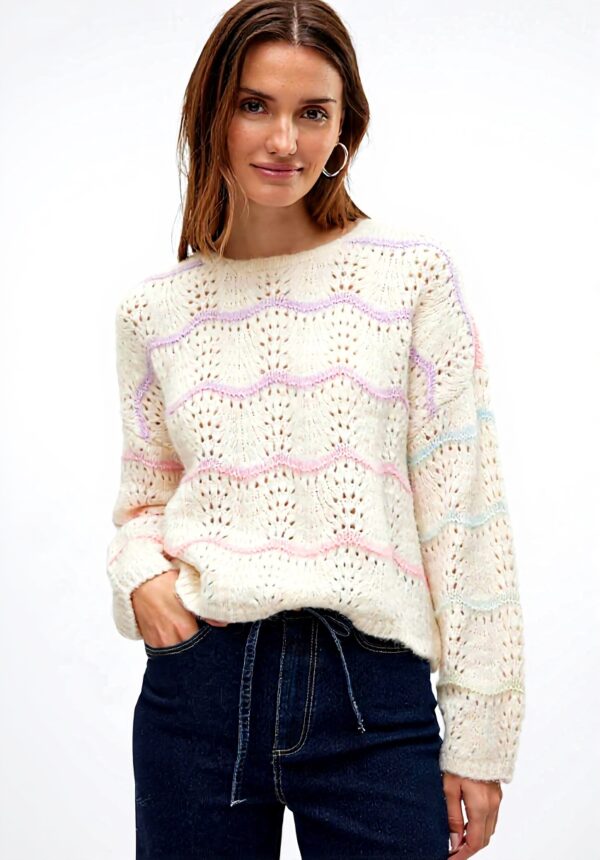 Maglione VERO MODA VMHATTY Donna Lavorato a maglia