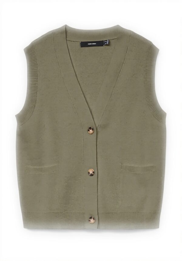 Vero Moda Gilet Donna V-Neck Senza Maniche Maglione