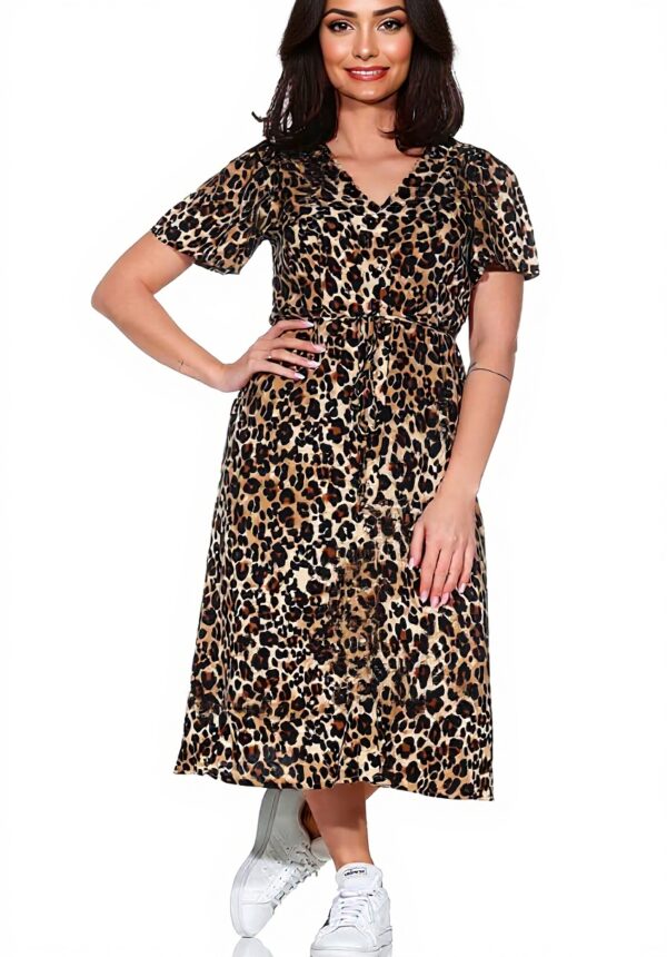 Vestito casual VERO MODA Vmalba, manica corta, Tigers Eye