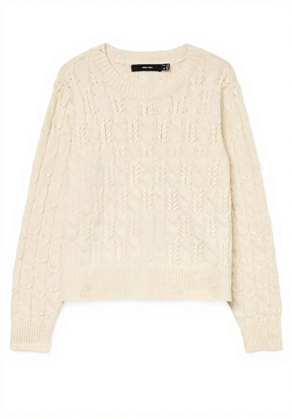 Maglione VERO MODA Donna Collo Alto Costine Maniche Lunghe