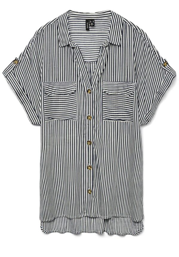 VERO MODA Camicetta Donna Maniche Corte Vmbumpy Wvn Ga Noos
