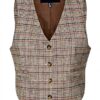 Gilet Donna VERO MODA Vmellie Check Elegante Sostenibile