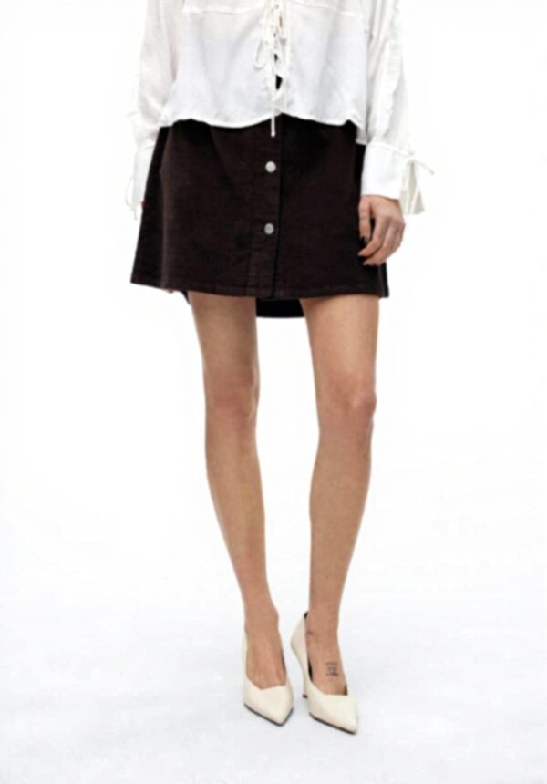 Gonna Vero Moda Vmetta HR Short Corduroy Skater Donna