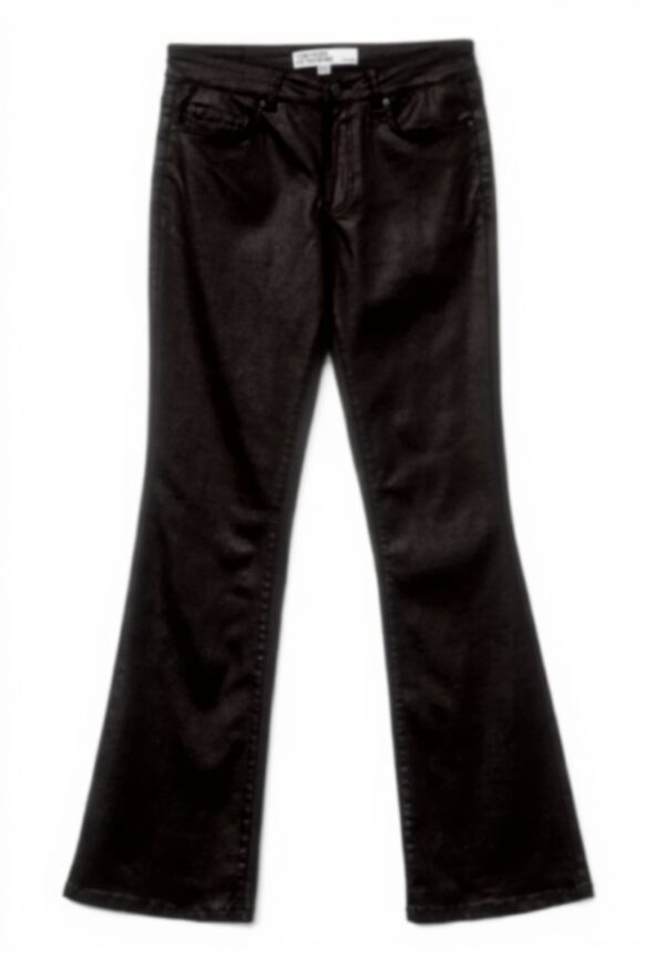 Vero Moda Pantaloni Donna Svasati Coated Torta Al Cioccolato