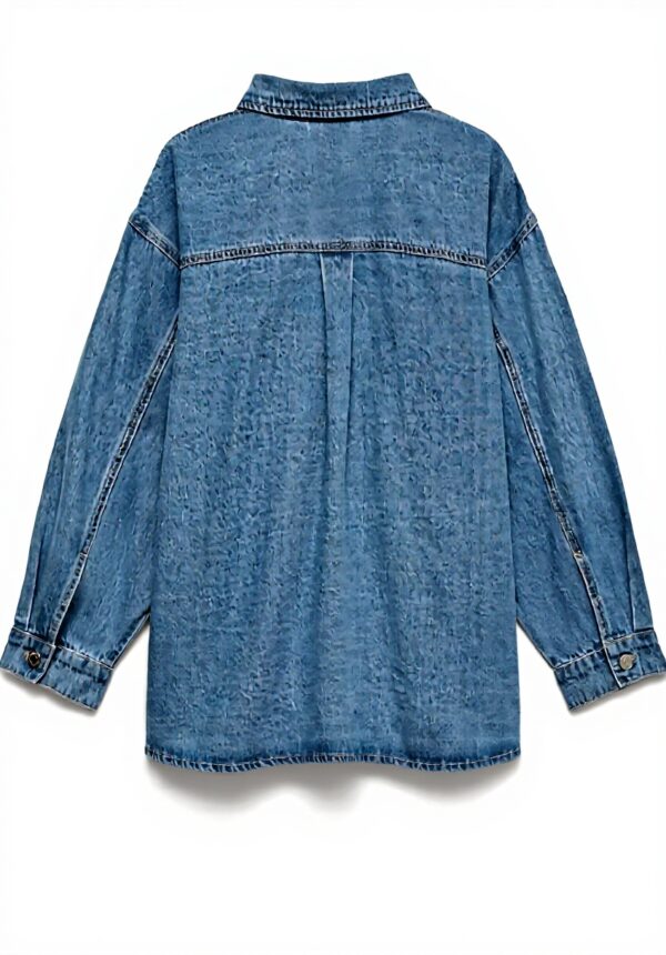 Camicia VERO MODA Donna Oversize Denim Blu