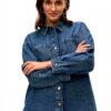 Camicia VERO MODA Donna Oversize Denim Blu