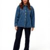 Camicia VERO MODA Donna Oversize Denim Blu