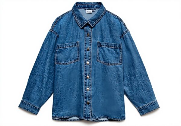Camicia VERO MODA Donna Oversize Denim Blu
